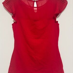 Elegant Red Women's Top